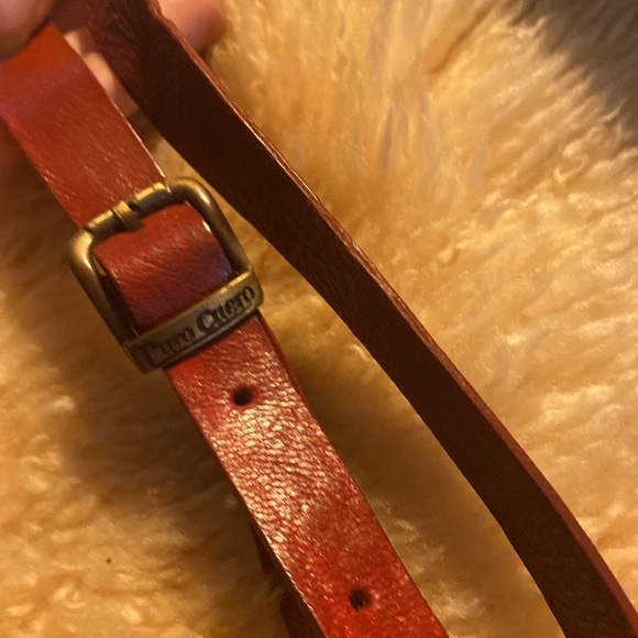 Vintage Puro Cuero Genuine Leather Sodalite embedded purse - Picture 5 of 9